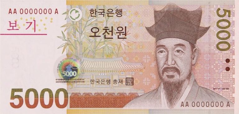 currency converter calculator korean won u.s. dollar